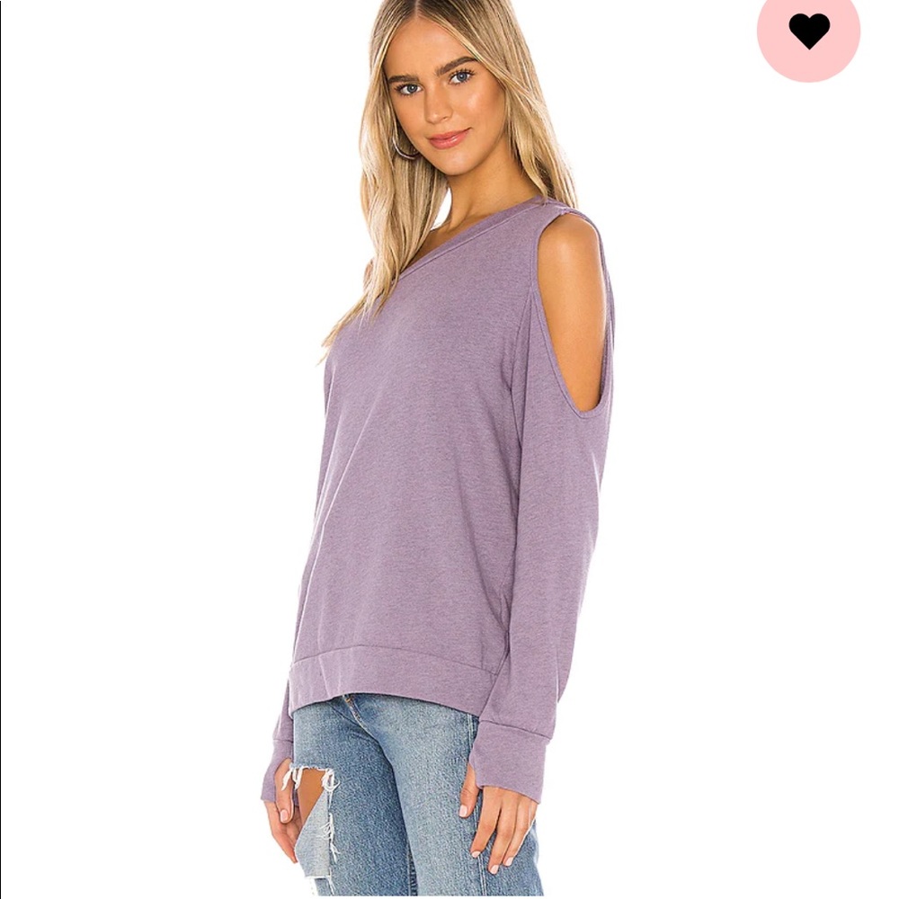 💜 REVOLVE - Michael Lauren - Link Sweatshirt M 💜 - Picture 2 of 9